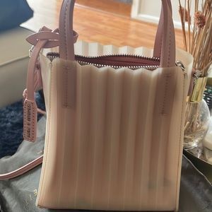 Charles & Keith light pink bag